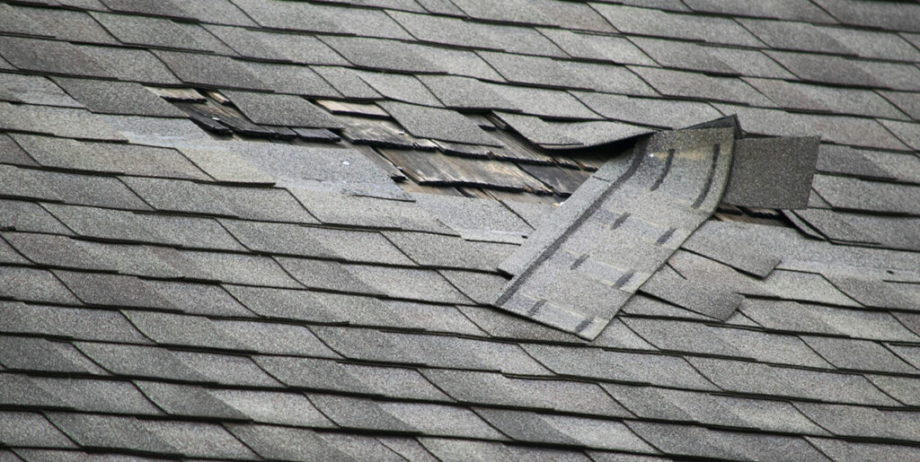 What to do when shingles come off and the roof starts to leak